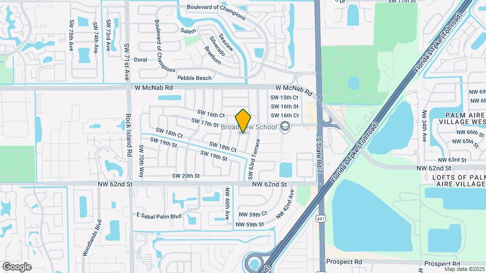 1730 SW 64th Terrace Map and Location Details