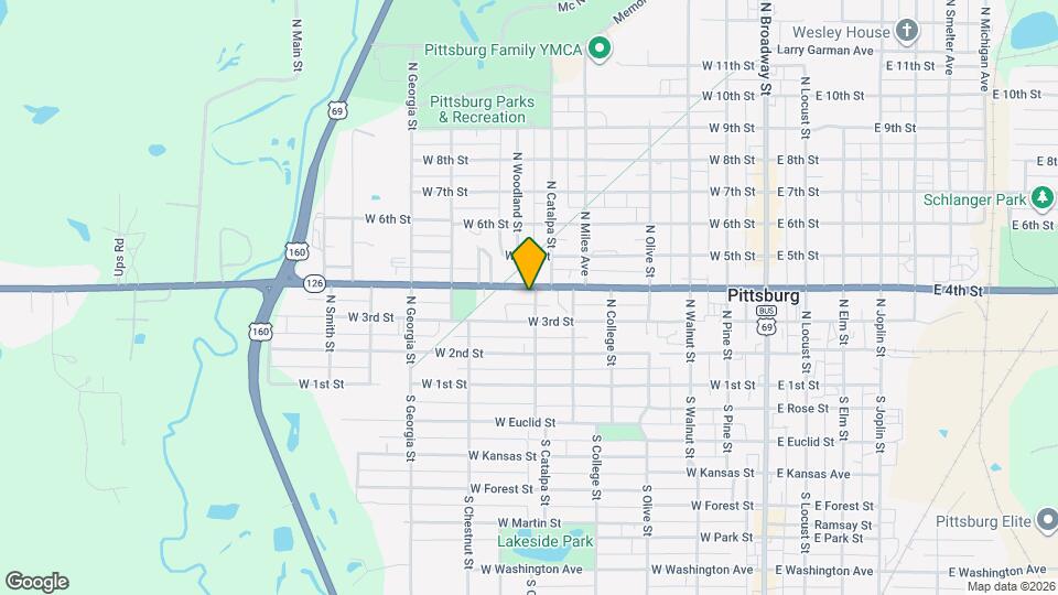 703 W 4th St Map and Location Details