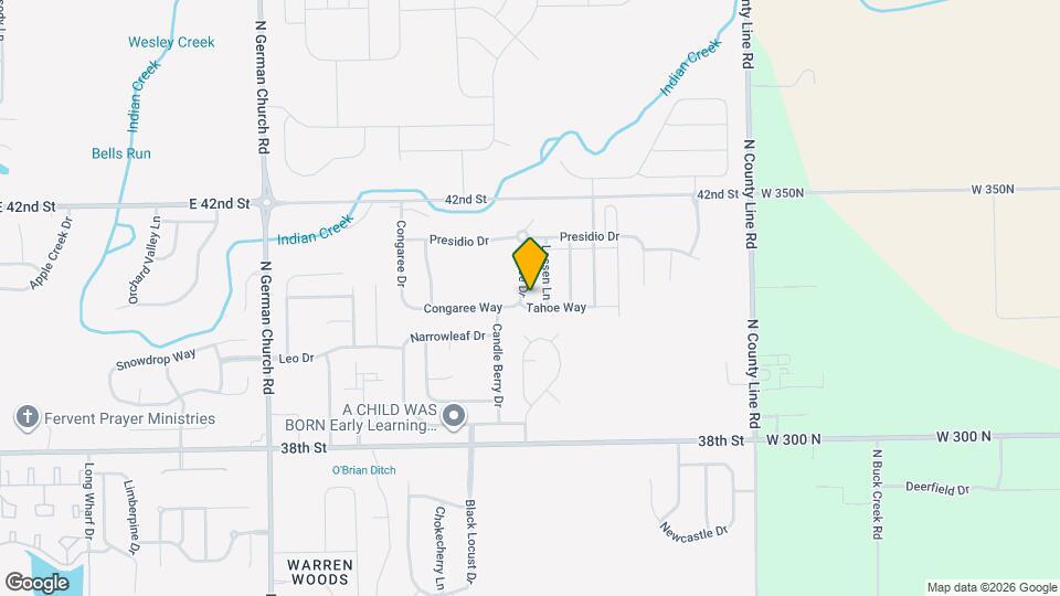 4027 Tahoe Dr Map and Location Details