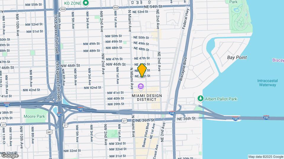 71 NE 43rd St Map and Location Details