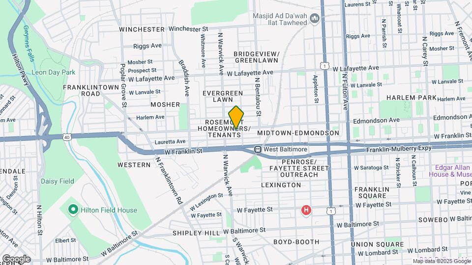 2415 Edmondson Ave Map and Location Details