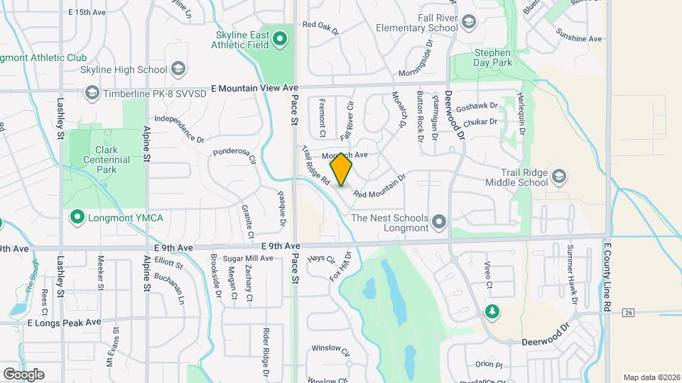 1298 Trail Ridge Rd Map and Location Details