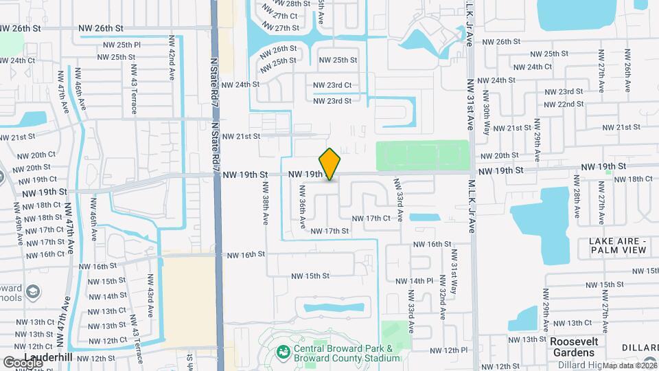 3520 NW 18th Pl Map and Location Details