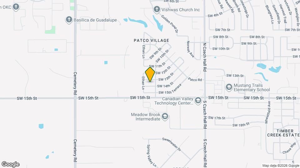 12513 SW 14th St Map and Location Details
