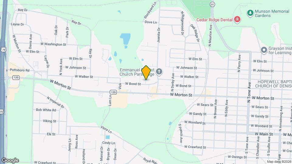 1989 W Bond St Map and Location Details