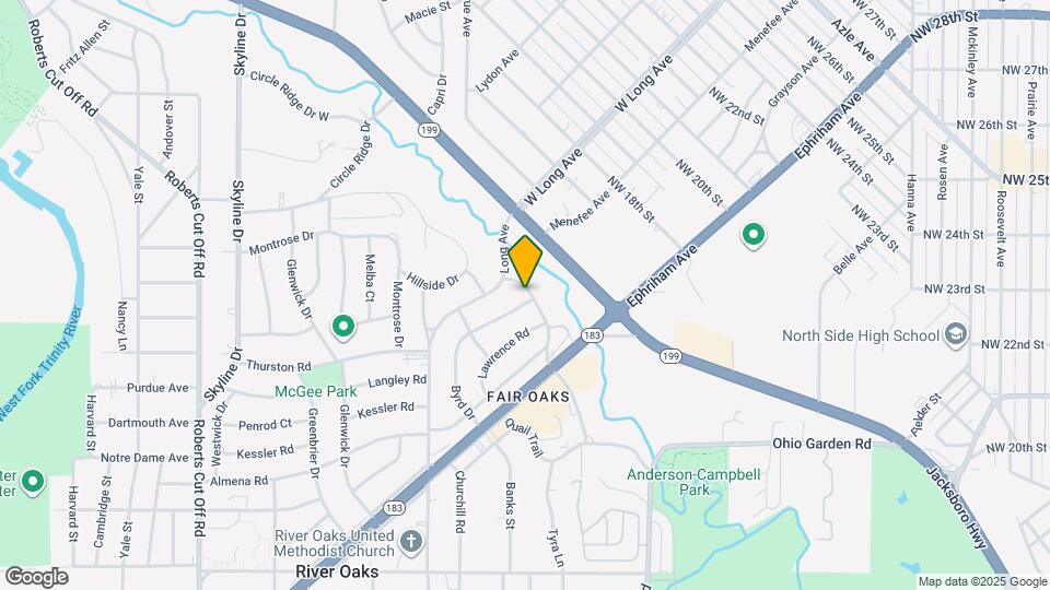 4400 Byrd Dr Map and Location Details