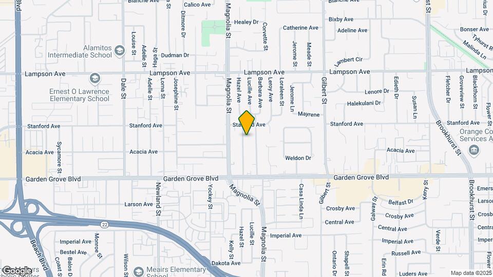 12792 Hazel Ave Map and Location Details