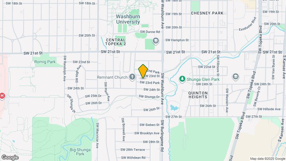 1544 SW 23rd Park Map and Location Details