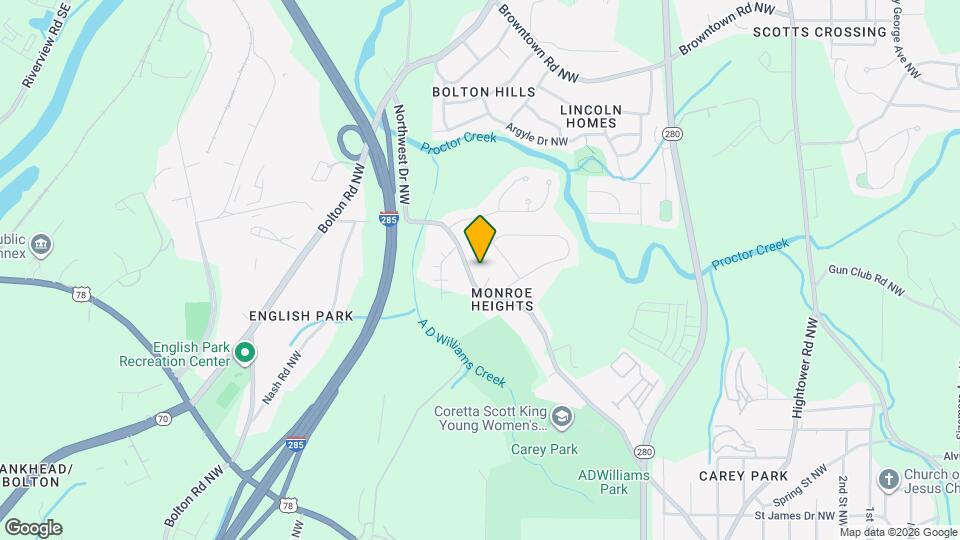 1409 Northwest Dr NW Mapa y Detalles de la Ubicación