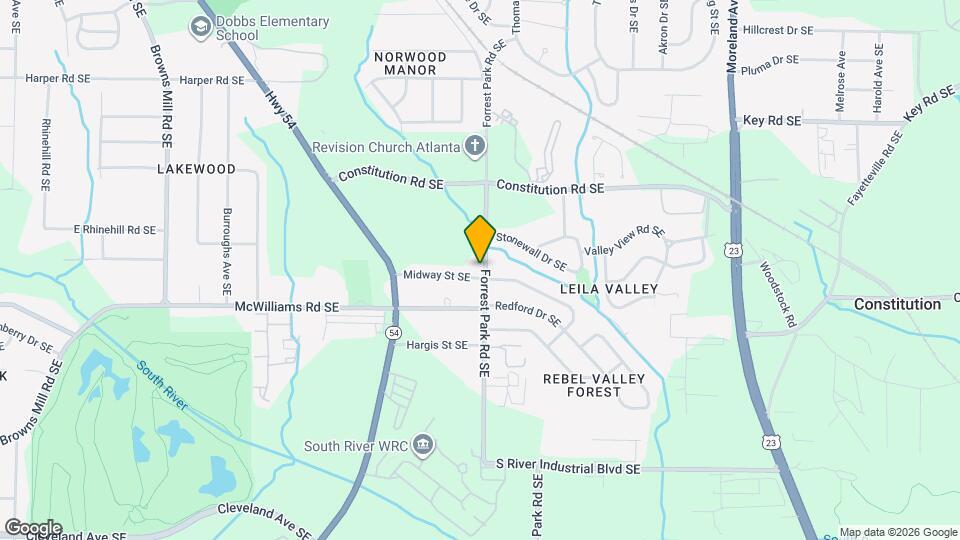 892 Midway St SE Map and Location Details