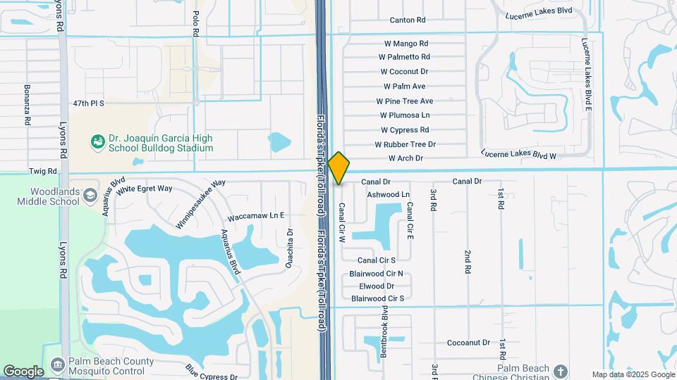 5282 Canal Cir W Map and Location Details