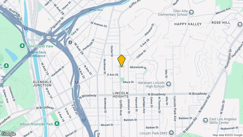 2624-2628 3/4 Griffin Ave Mapa y Detalles de la Ubicación