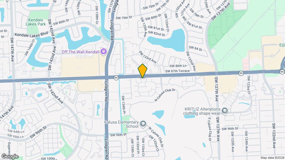 13361 SW 88th Terrace Map and Location Details