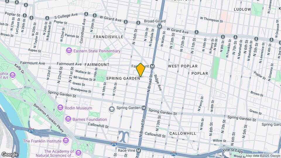 647 N 15th St Map and Location Details