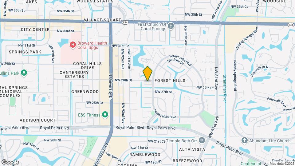 2710 Forest Hills Blvd Mapa y Detalles de la Ubicación