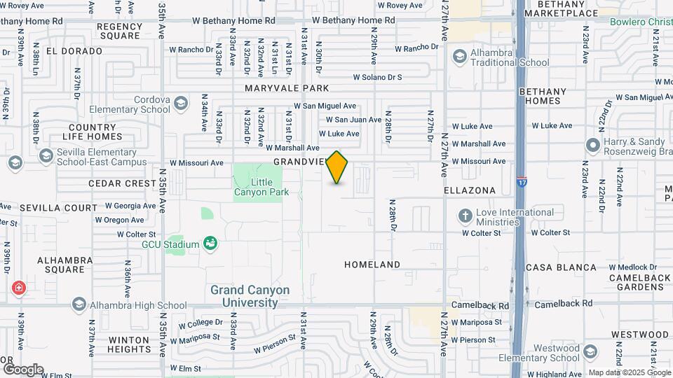 5311 N 30th Dr Map and Location Details