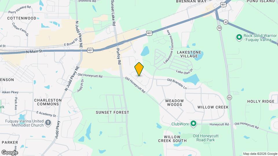 414 Banagher Ln Map and Location Details