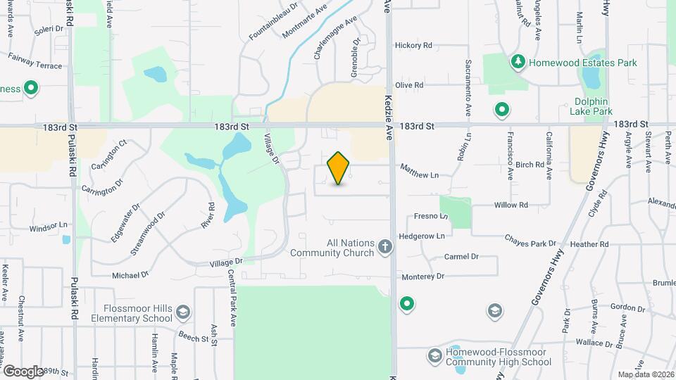 3314 Knollwood Ln Map and Location Details