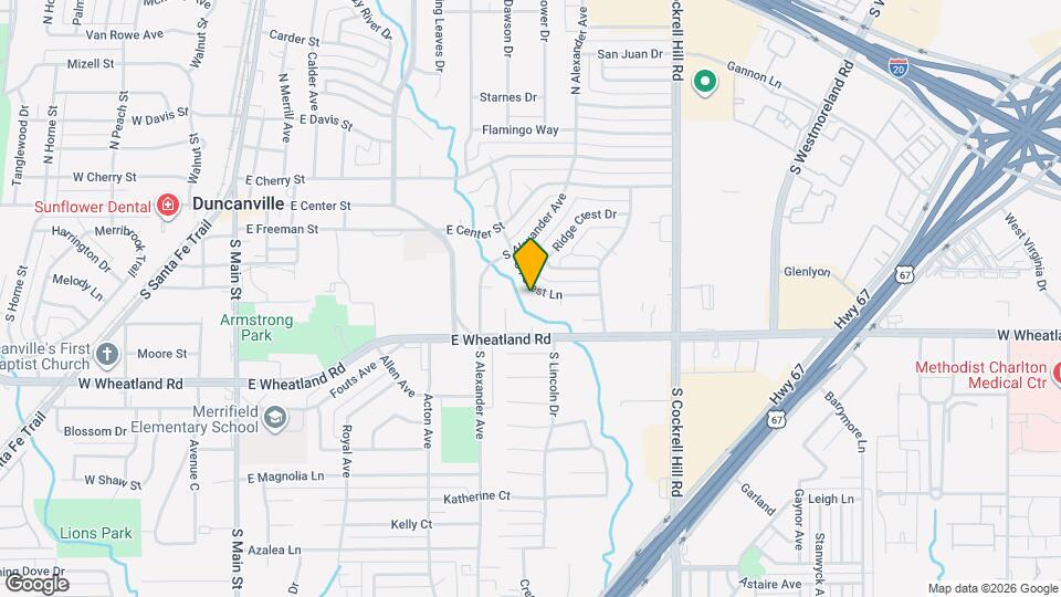 722 S Forest Ln Map and Location Details
