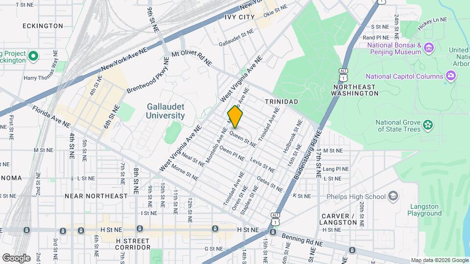 1218 Queen St NE Map and Location Details