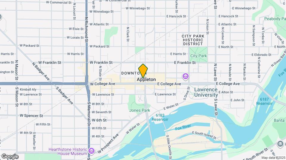 200 W College Ave Map and Location Details