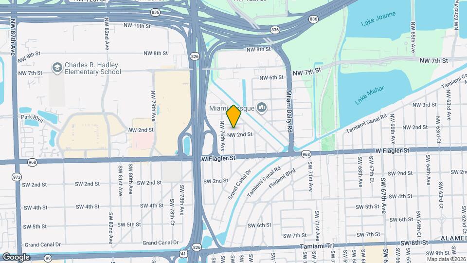 7507 NW 2nd St Map and Location Details