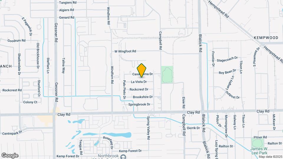 9734 La Vista Dr Map and Location Details