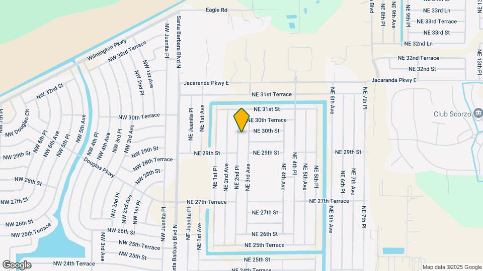 2923 NE 2nd Pl Map and Location Details