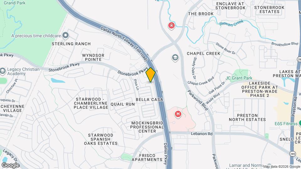 5890 Grosseto Dr Map and Location Details