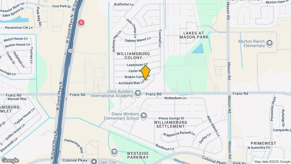 22511 Archibald Blair Ln Map and Location Details