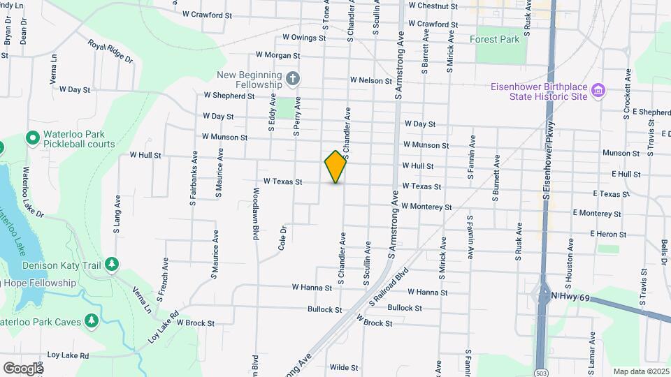 1010 W Texas St Map and Location Details