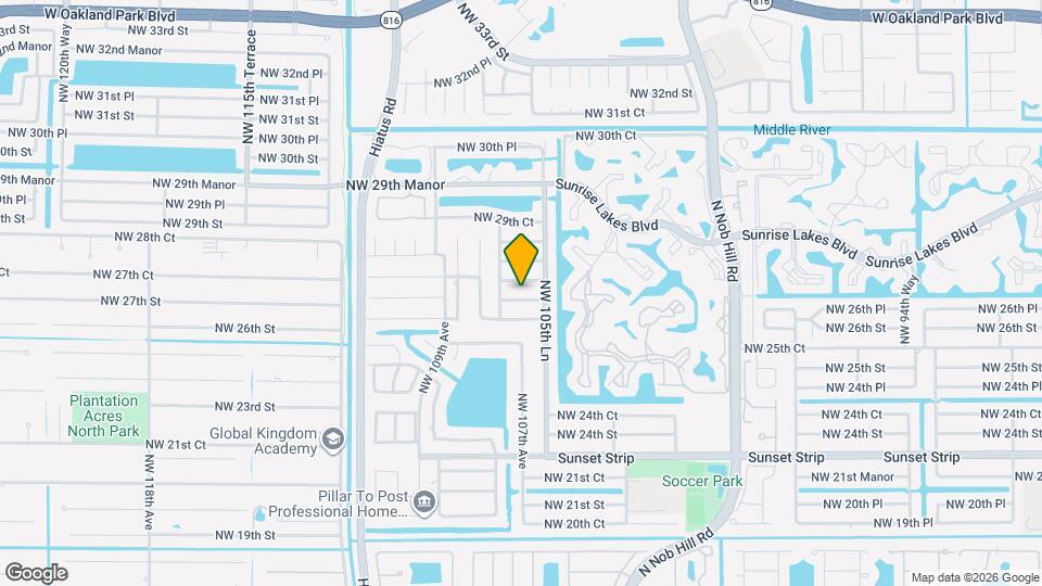 10641 NW 27th Ct, Unit 7440-201 Map and Location Details