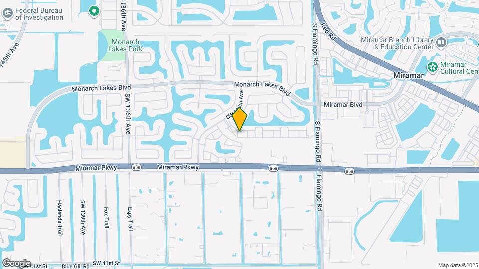 2883 SW 129th Terrace Map and Location Details
