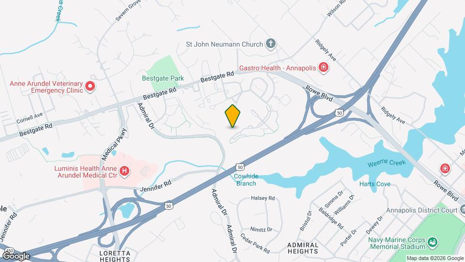 2024 Gov Thomas Bladen Way Mapa y Detalles de la Ubicación