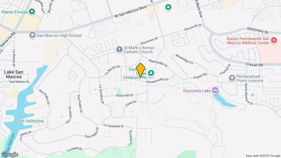 1016 Honeysuckle Dr Map and Location Details