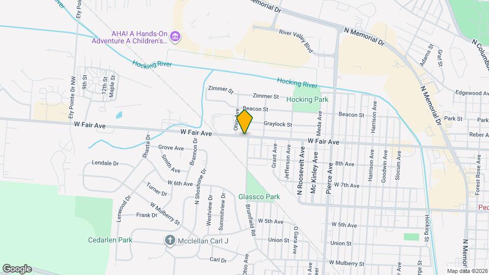 1704 W Fair Ave Map and Location Details