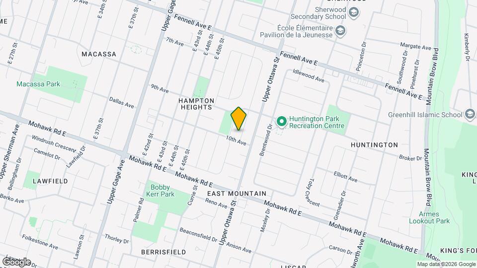 259 Fernwood Crescent Map and Location Details