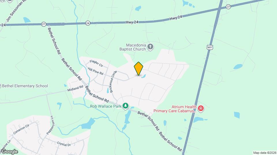 12884 Hill Pine Rd Map and Location Details