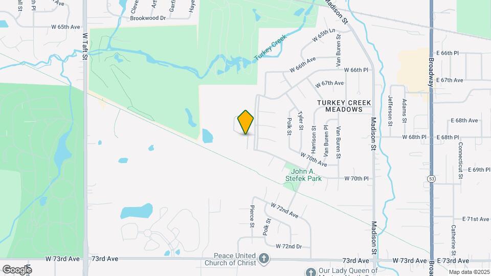 6996 Fillmore Dr Map and Location Details