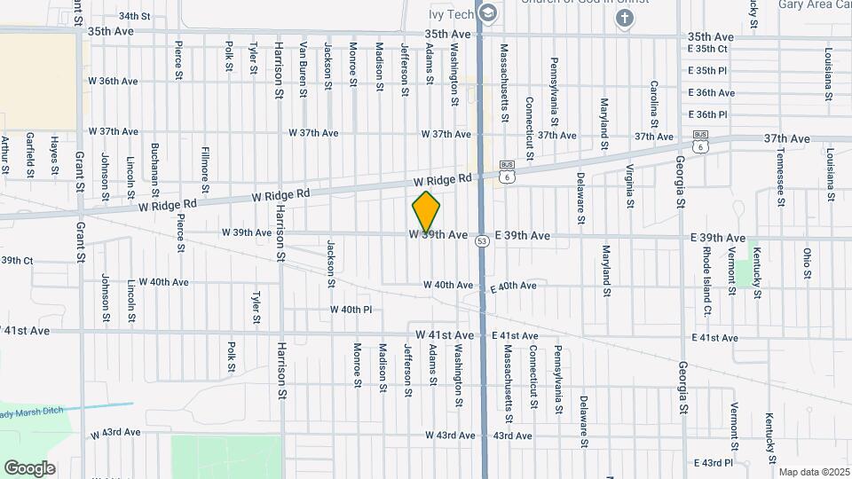 3904 Adams St Map and Location Details