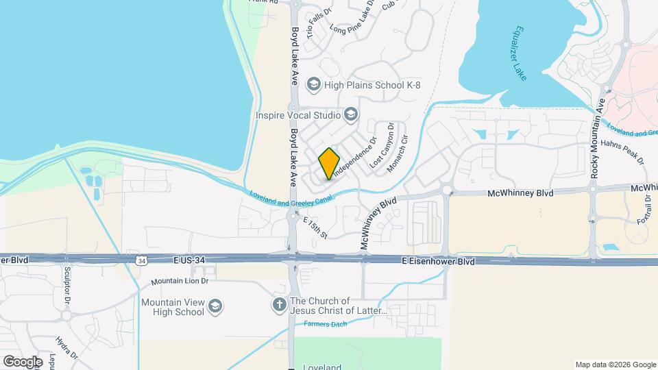 4018 Independence Dr Map and Location Details