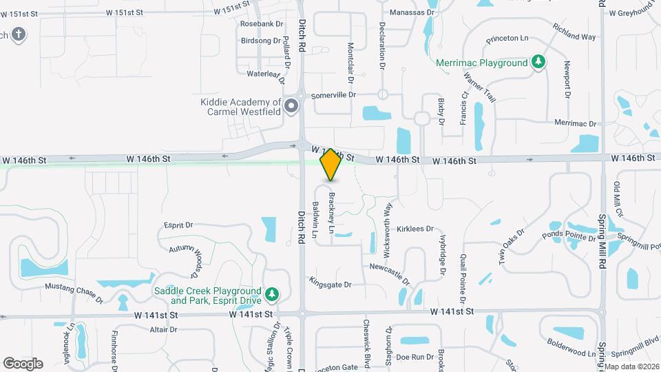 14549 Brackney Ln Map and Location Details