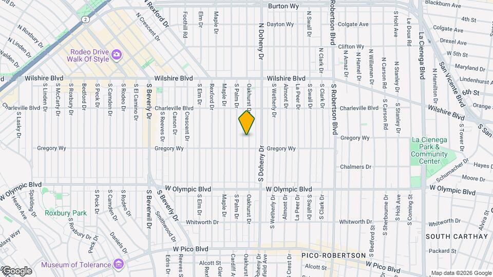 257 S Oakhurst Dr Map and Location Details