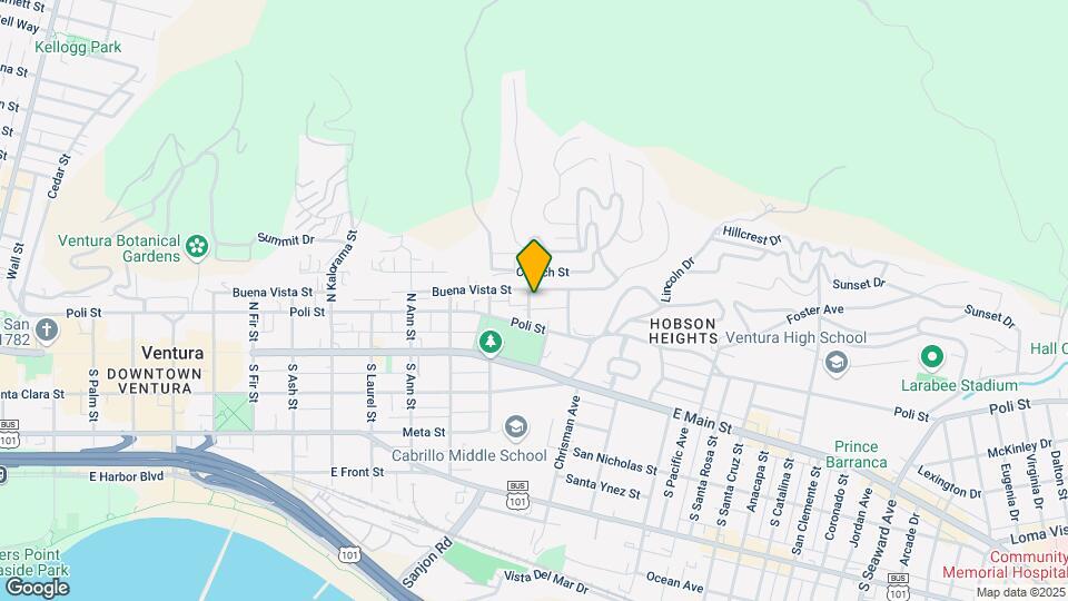144 Aliso St Map and Location Details