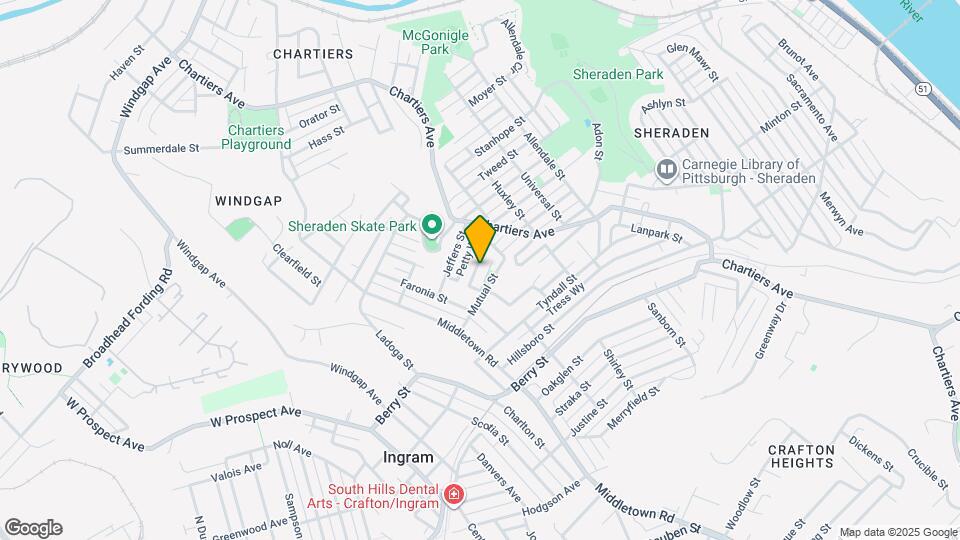 1331 Pritchard St Map and Location Details