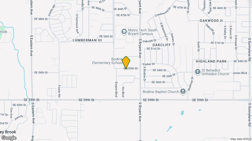 2830 SE 55th St Map and Location Details