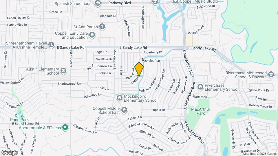 218 Creekside Ln Map and Location Details