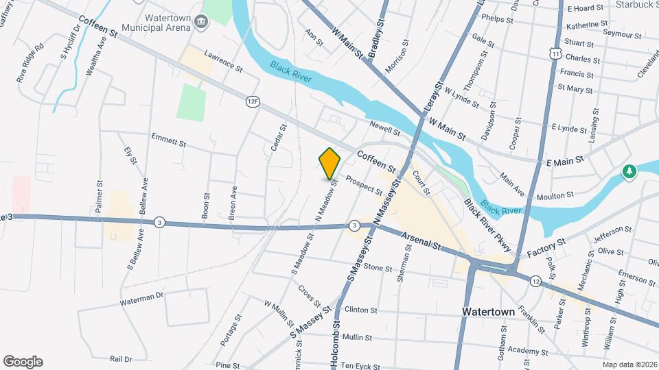 157 N Meadow St Map and Location Details