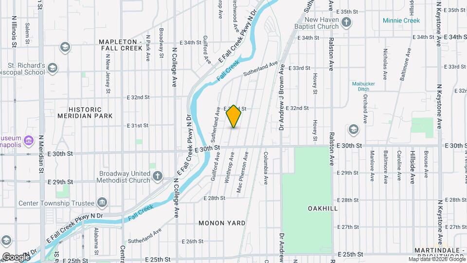 3035 Guilford Ave Mapa y Detalles de la Ubicación