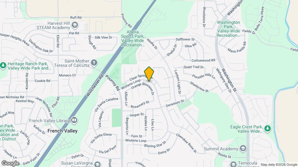 32240 Orange Blossom Dr Map and Location Details